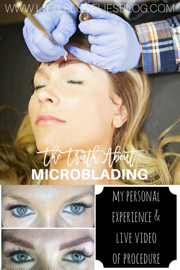 The real truth about microblading your eyebrows. Sharing the details and a live video of the procedure with all questions answered!