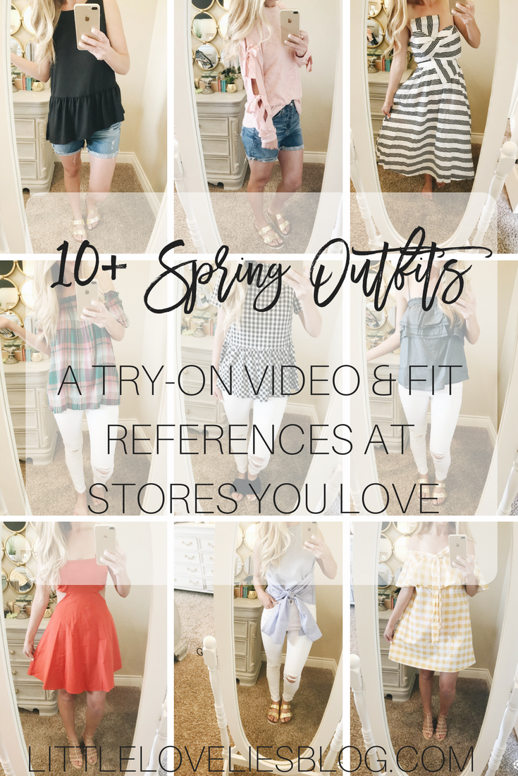 10+ Spring Outfits you can actually wear anytime, try on video plus how they fit and where to find each item
