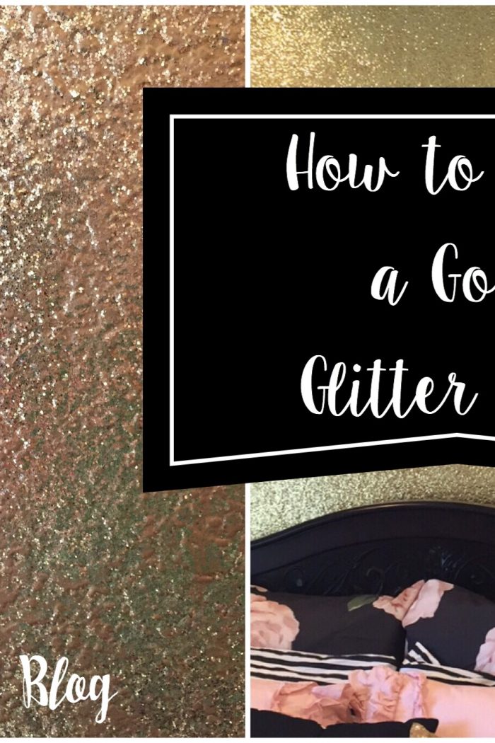How to Paint a Wall With Gold Glitter