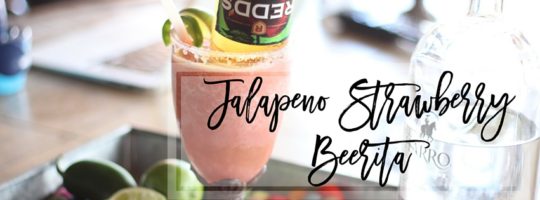 Jalapeno Strawberrita | Jalapeno Strawberry Beer Margarita