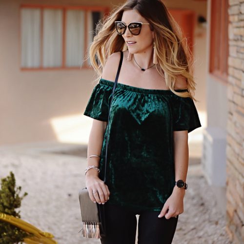 How do you wear velvet? Click through to find out the easiest and most affordable ways to rock velvet, even as a mom!