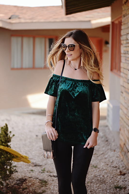 How do you wear velvet? Click through to find out the easiest and most affordable ways to rock velvet, even as a mom!