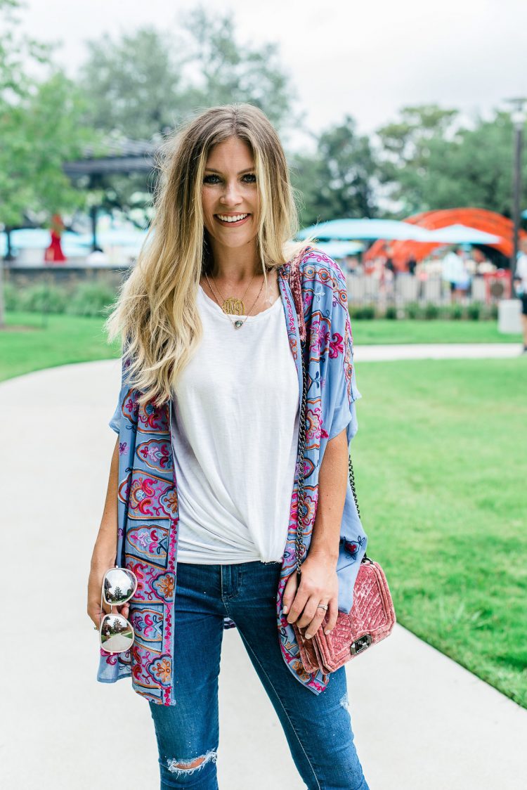 BASIC TEE AND KIMONO