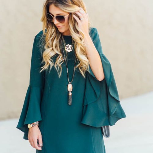 leith green dress