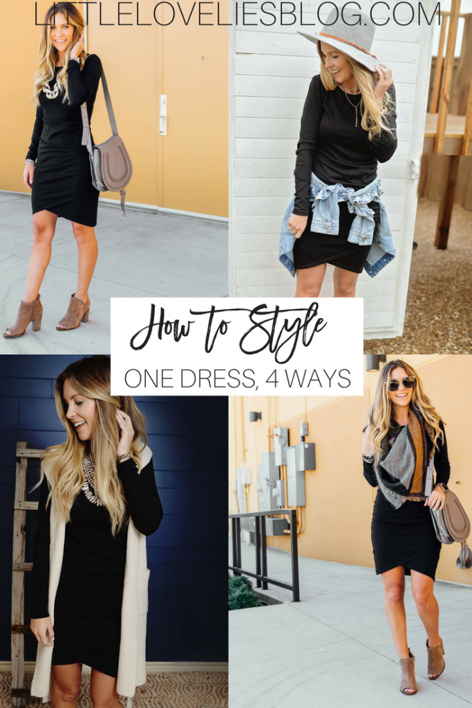 The Most Flattering Dress Styled 4 Ways - Ashlee Nichols