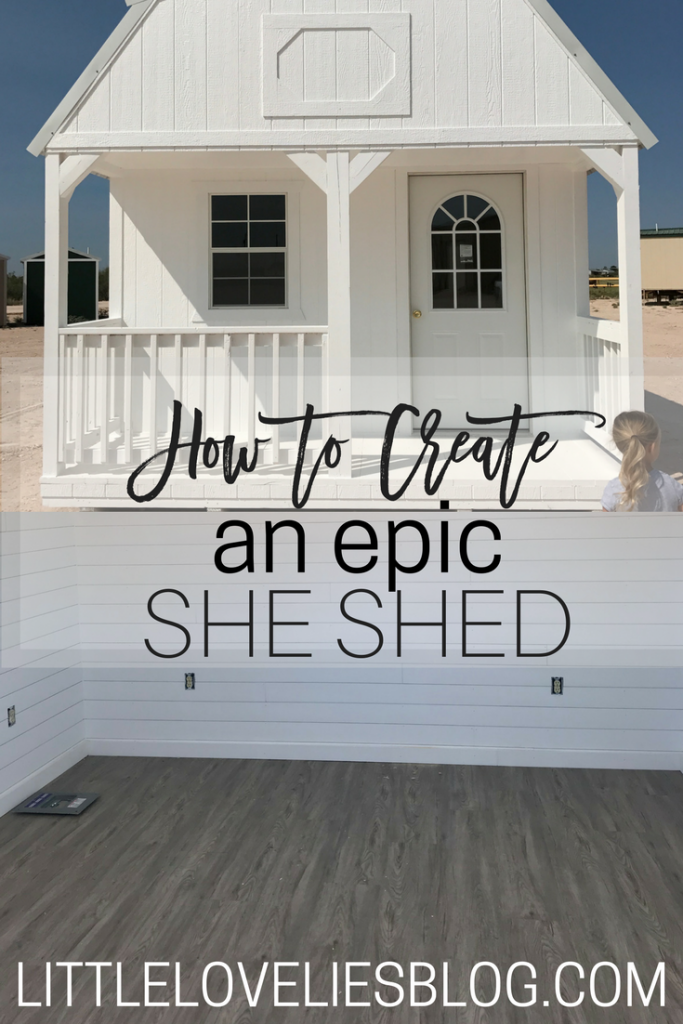 How to Create a She Shed of Your Dreams // Home Office Shed