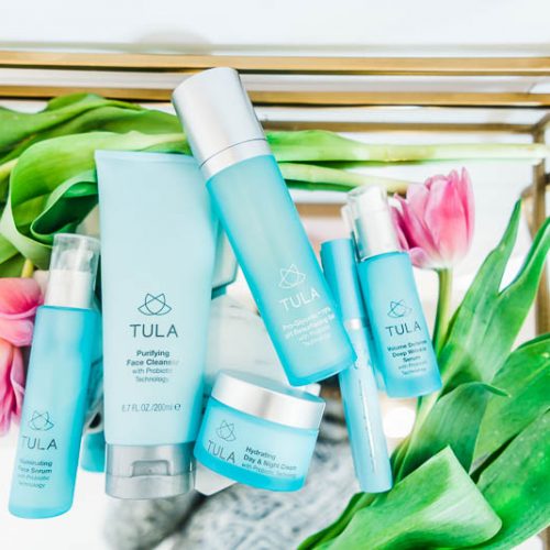 winter skincare routine with tula probiotic products