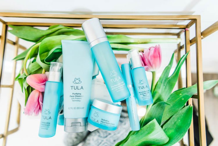 winter skincare routine with tula probiotic products