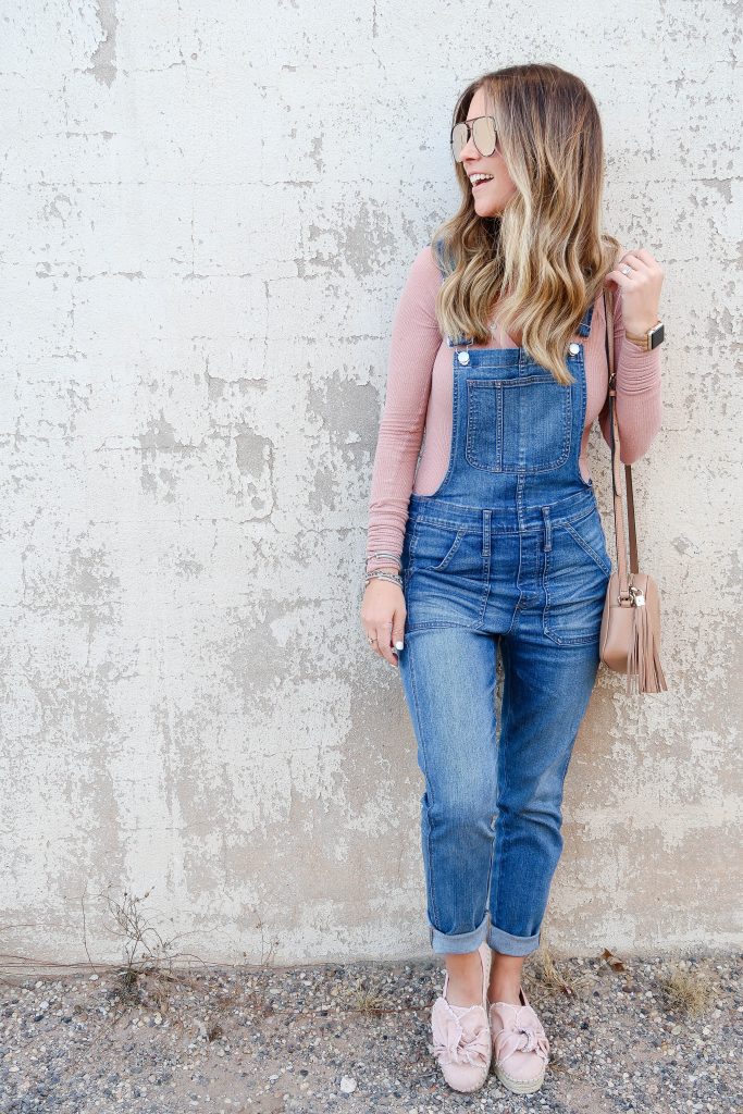 Madewell Skinny Overalls in Kemp Wash