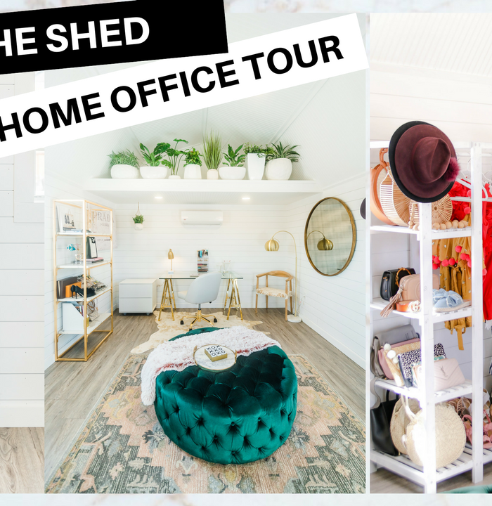 SHE SHED OFFICE TOUR + LIKETOKNOW.IT.HOME TAKEOVER