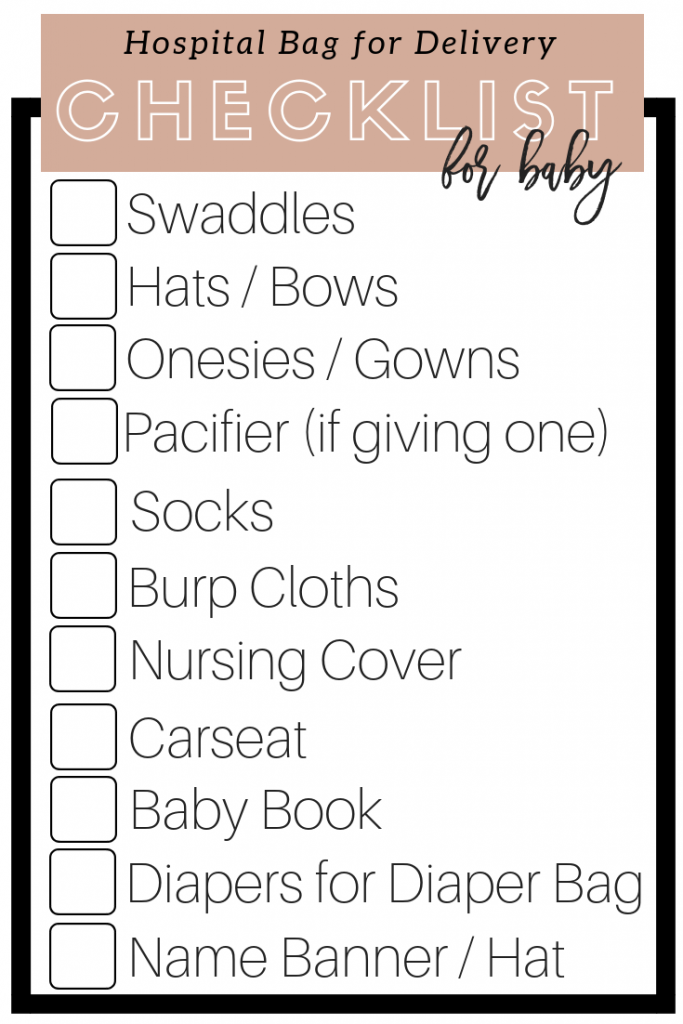 New Mom Checklist, Nordstrom