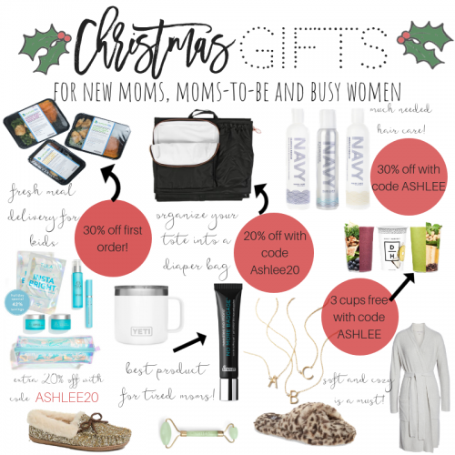 Holiday Gift Guide for New Moms, Moms-To-Be and Busy Women on the go