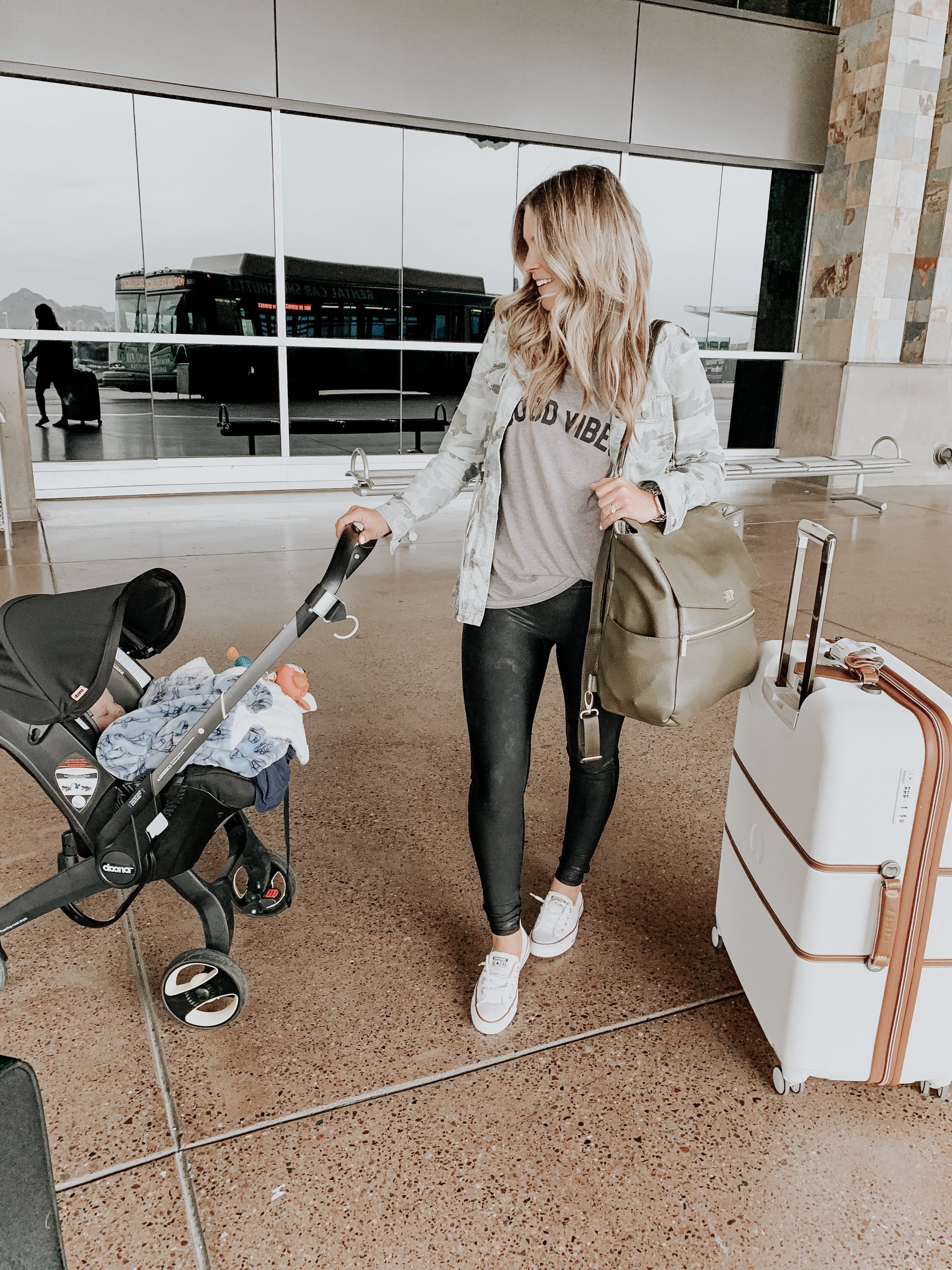 Tips for Airplane Travel with a Baby - Ashlee Nichols