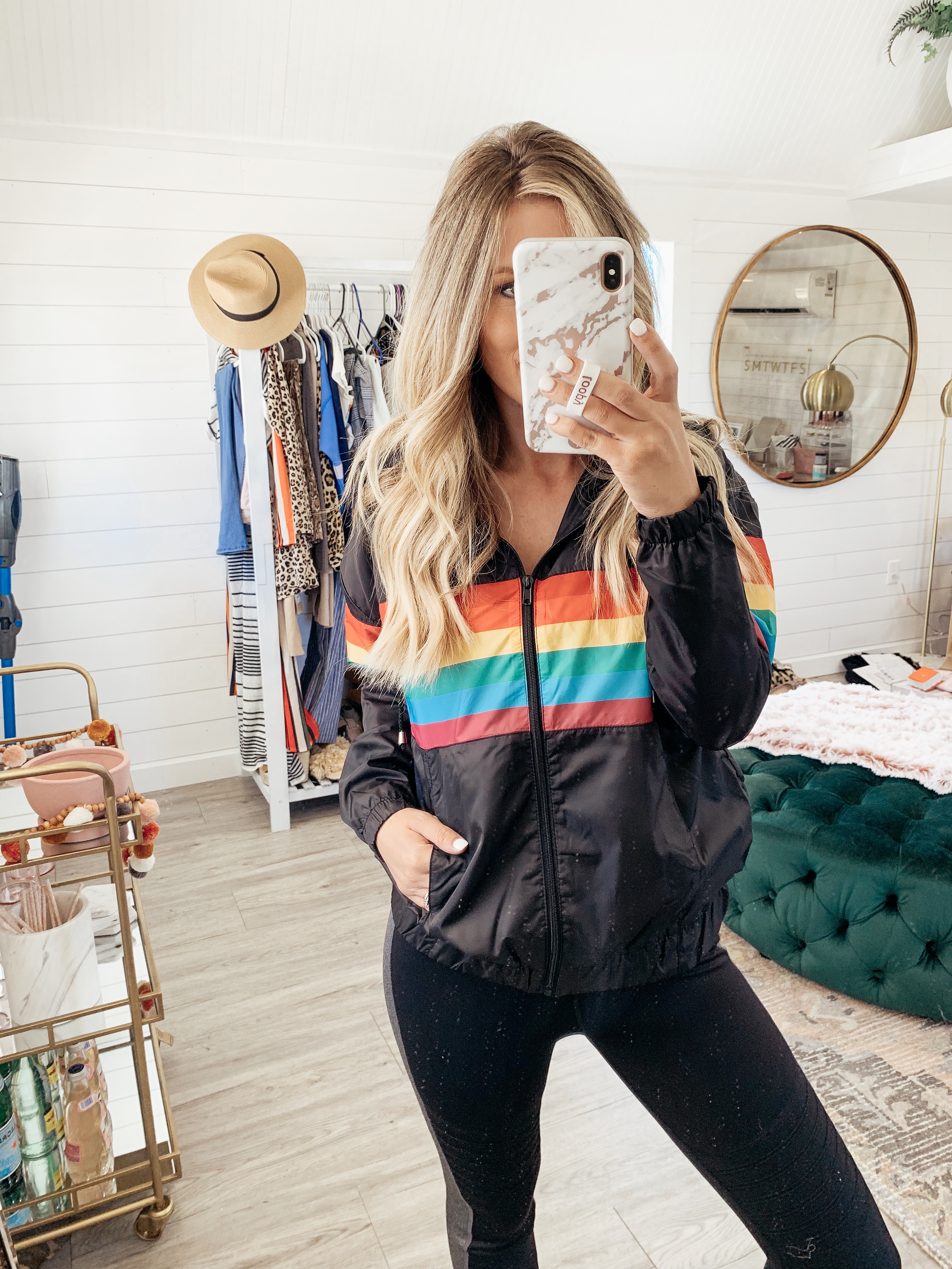 rainbow windbreaker