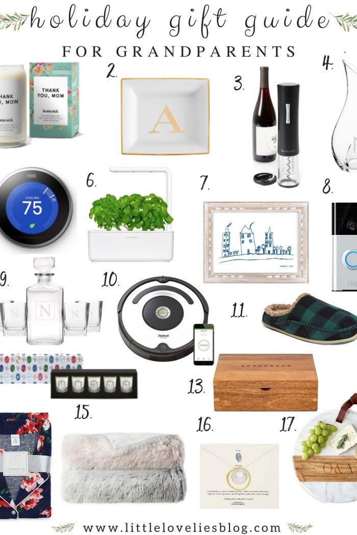 Holiday Gift Guide for Grandparents