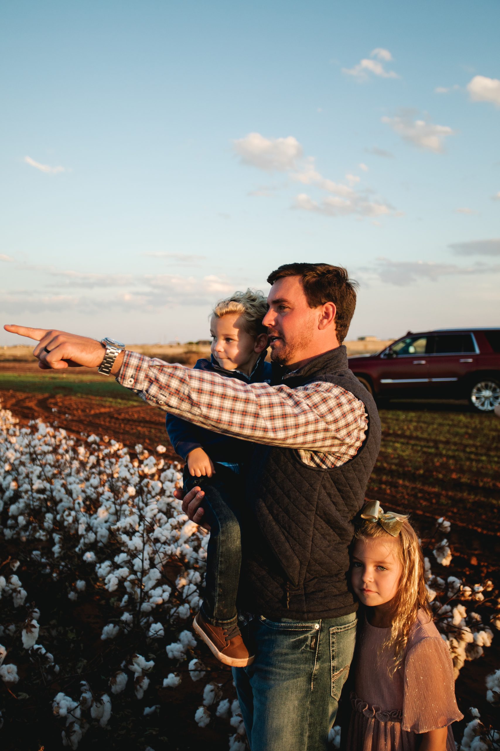 Cotton Field Maternity Photos - Ashlee Nichols